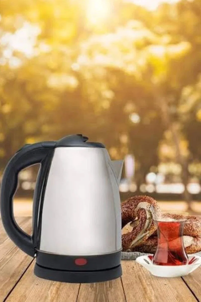 Kettle C F Tipi 220-240v Paslanmaz Çelik Elektrik Kablolu Otomatik Kapanma görsel 2