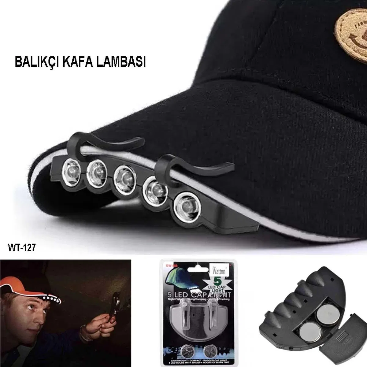 Şapkaya Takılan Lamba Wt-127