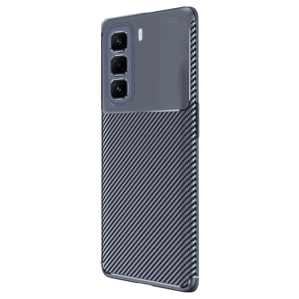 İnfinix Hot 50 Pro Plus 4g Auto Focus Karbon Kapak - Lacivert görsel 2