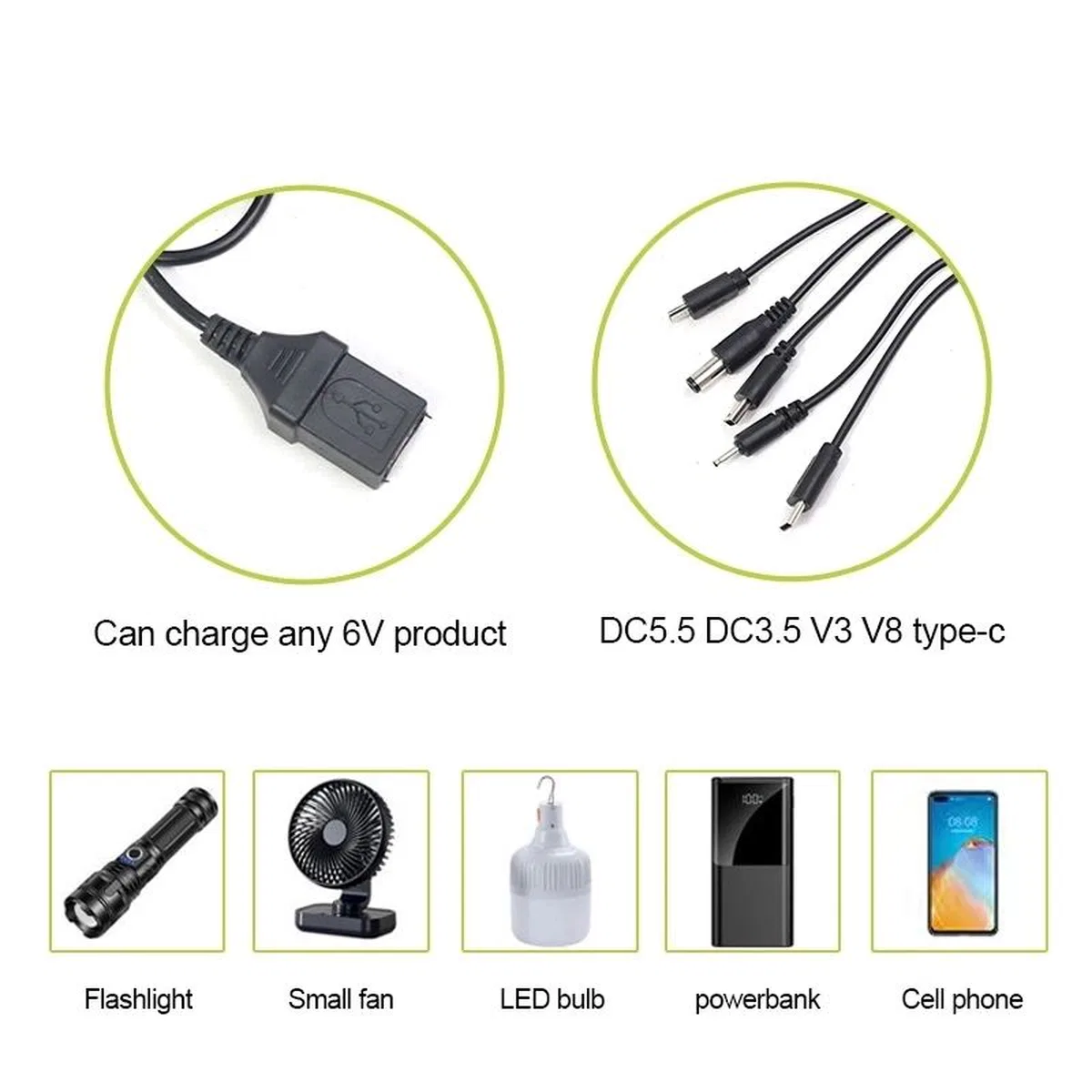 Ws-6010 6v 3. 5w 500 Mah Güneş Paneli Solar Sistem görsel 4