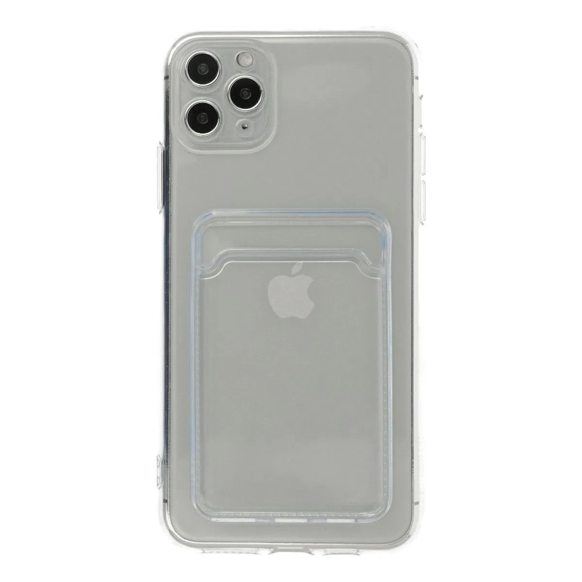 Apple İphone 11 Pro Max Kılıf Kart Şeffaf Silikon - Şeffaf görsel 2