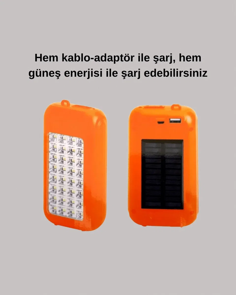 GS-875 GÜNEŞ ENERJİLİ POWERBANK görsel 2