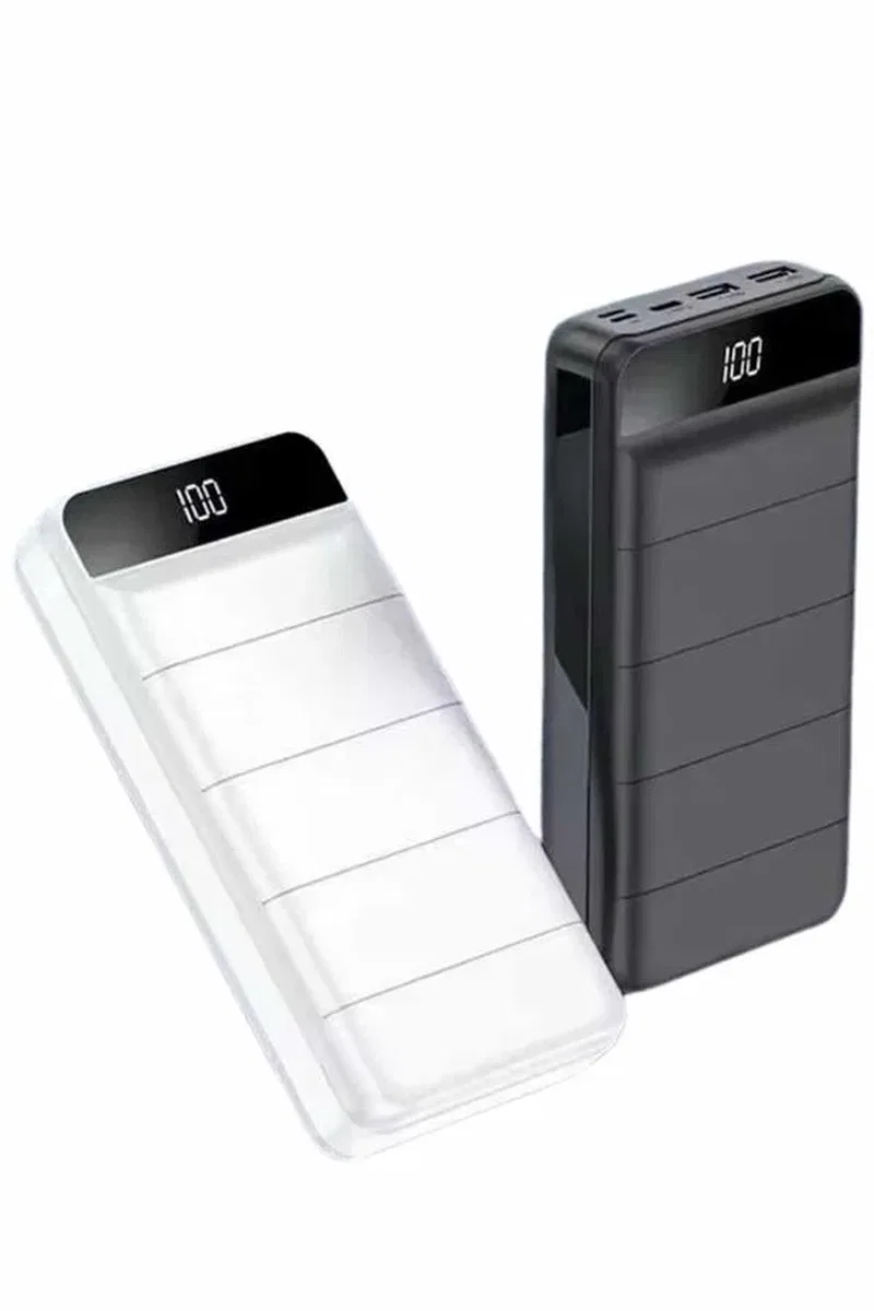 Powerbank 50. 000 Mah Dijital Göstergeli Taşınabilir 4 Portlu Hızlı Powerbank