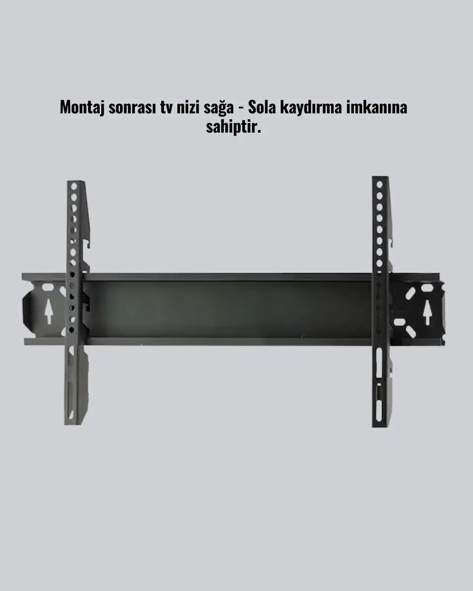 32-65 İnç LCD LED TV Askı Aparatı 75 kg Taşıma Güçlendirilmiş Çelik görsel 3
