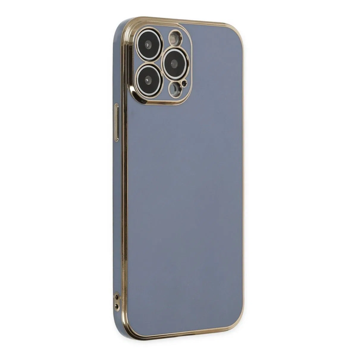 Apple İphone 15 Pro Max Kılıf Volet Silikon - Mavi görsel 3