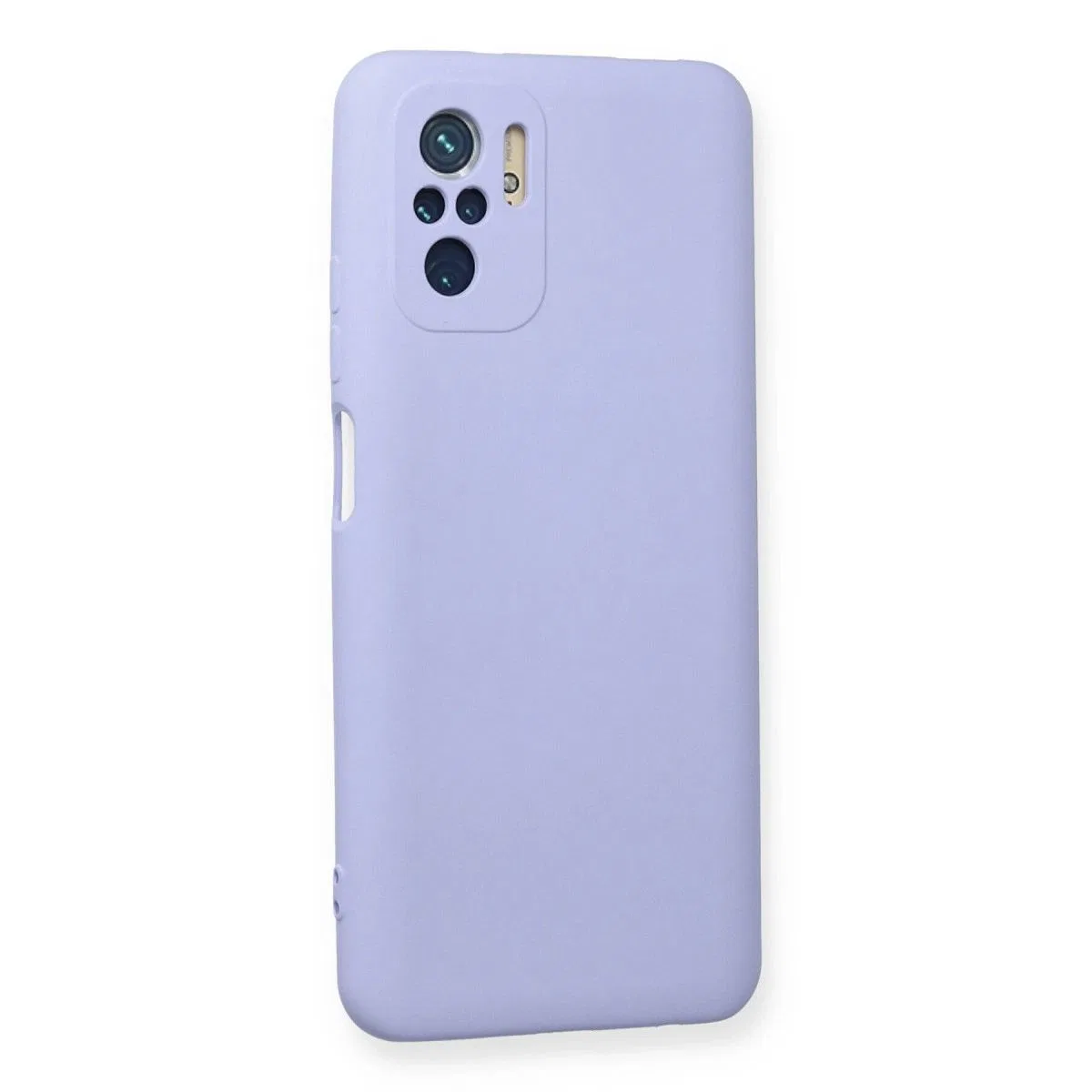 Xiaomi Redmi Note 10 Kılıf Nano İçi Kadife Silikon - Lila görsel 2