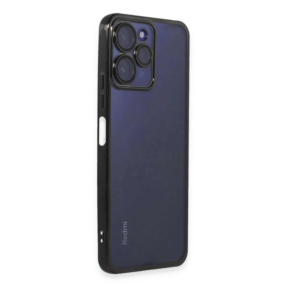Xiaomi Redmi 12 Kılıf Razer Lensli Silikon - Siyah görsel 2
