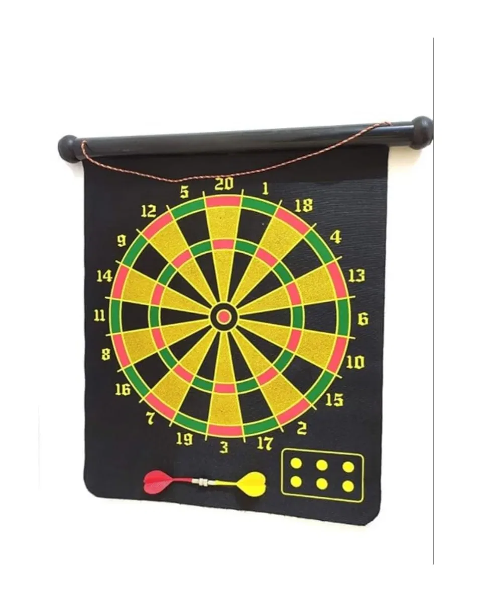 Manyetik Dart Oyunu Katlanabilir Güvenli Dart Seti 6 Ok Hediyeli görsel 5