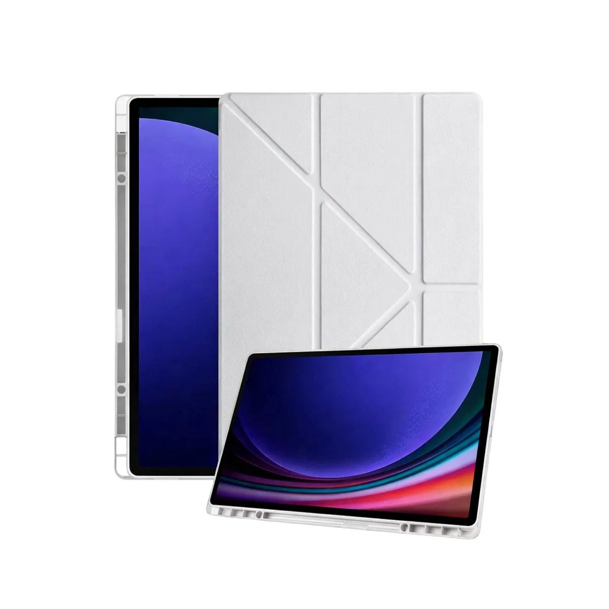 Samsung Galaxy X930 Tab S11 Ultra 14. 6 Kalemlikli Mars Tablet Kılıfı - Gri