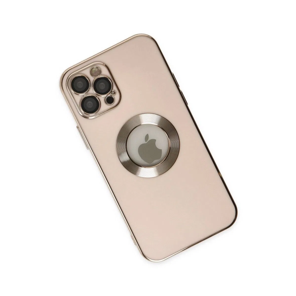 Apple İphone 12 Pro Kılıf Store Silikon - Pembe görsel 3