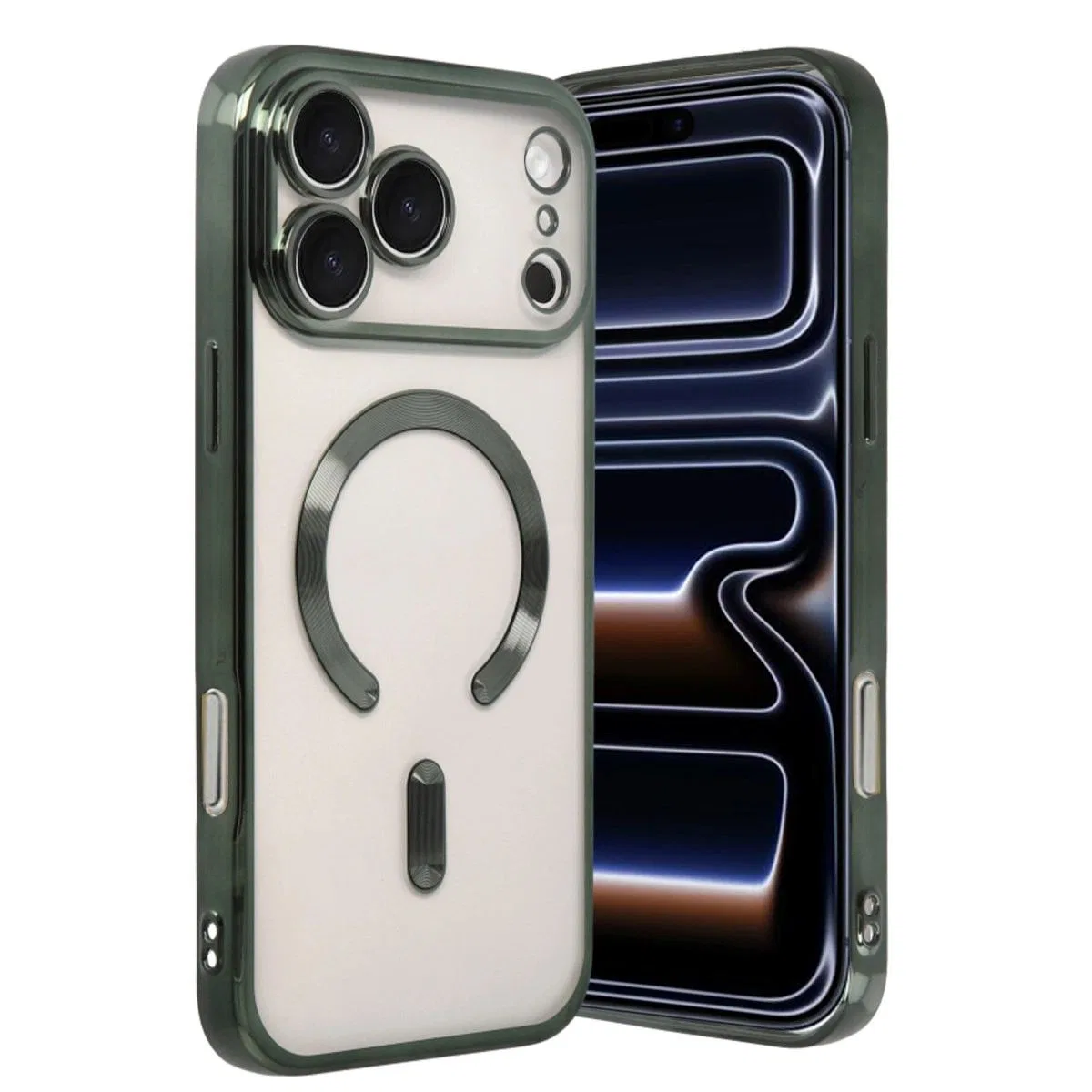Apple İphone 17 Pro Kross Magneticsafe Kapak - Koyu Yeşil