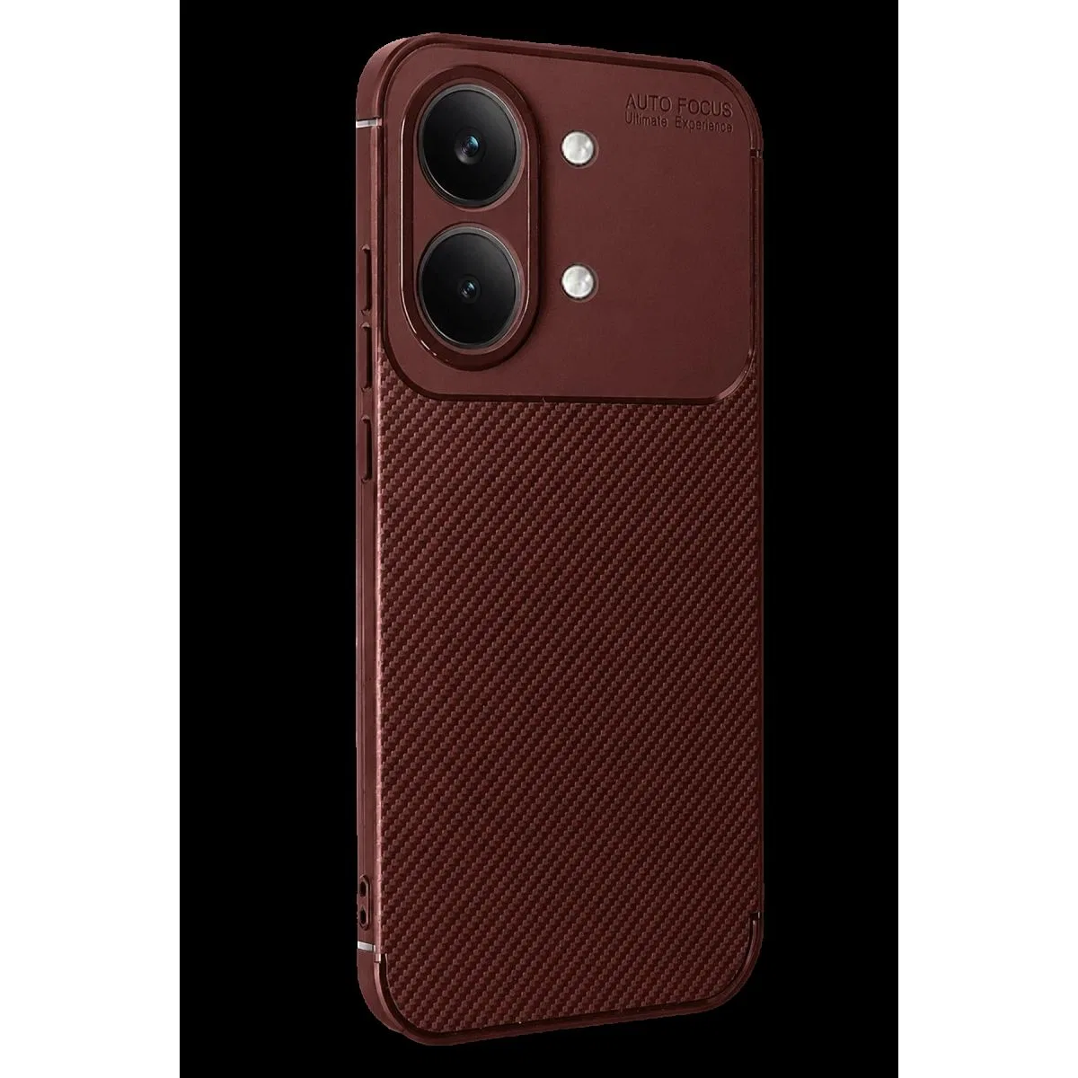 Xiaomi Poco X8 Pro Max Auto Focus Karbon Kapak - Bordo