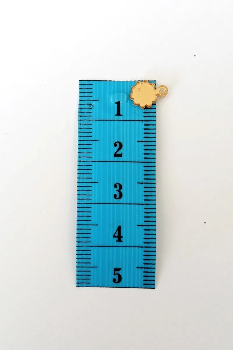 Oya Abiye Bileklik Kolye Pleksi Metalik Plastik Pul Altın Renk 8 gram 110 adet - BNC474 görsel 2