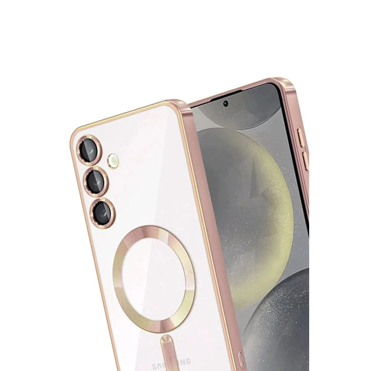 Samsung Galaxy A26 Kross Magneticsafe Kapak - Rose görsel 3