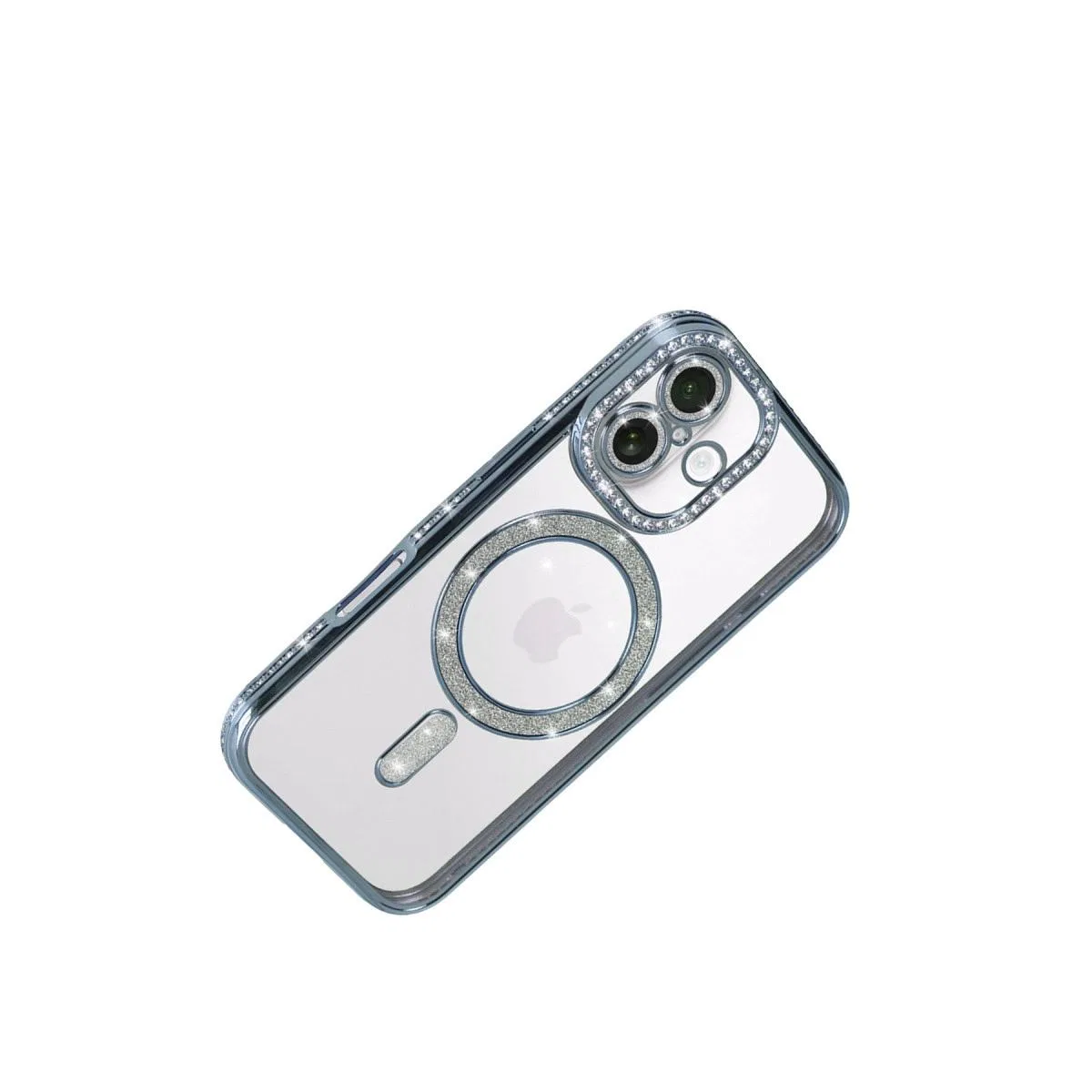 Apple İphone 17 Joke Simli Magneticsafe Kılıf - Mavi görsel 4