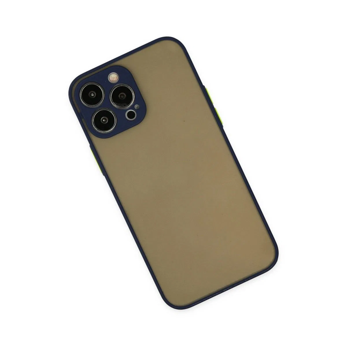 Apple İphone 13 Pro Max Kılıf Montreal Silikon Kapak - Lacivert görsel 3