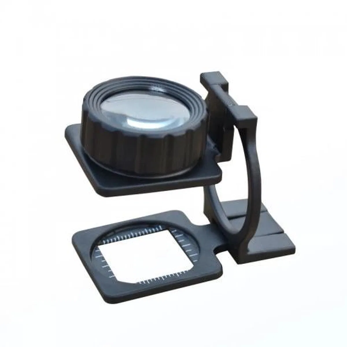 Tekstilciler Için Kumaş Kontrolü Büyüteç, katlanan, Metal 15x Büyütme