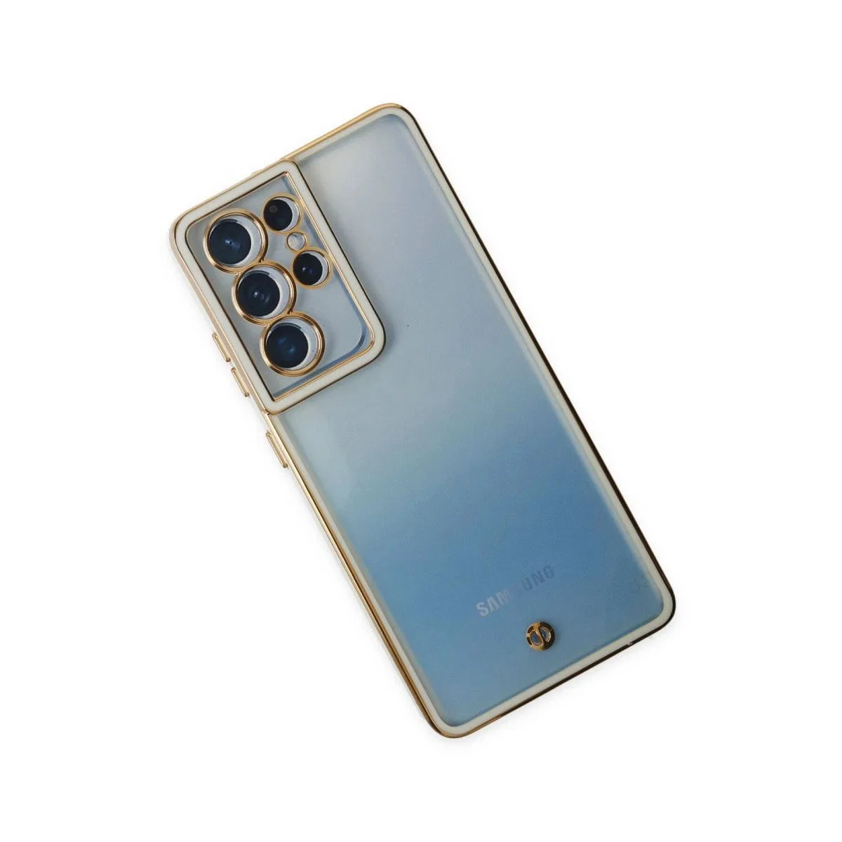 Samsung Galaxy S21 Ultra Kılıf Liva Lens Silikon - Beyaz görsel 3