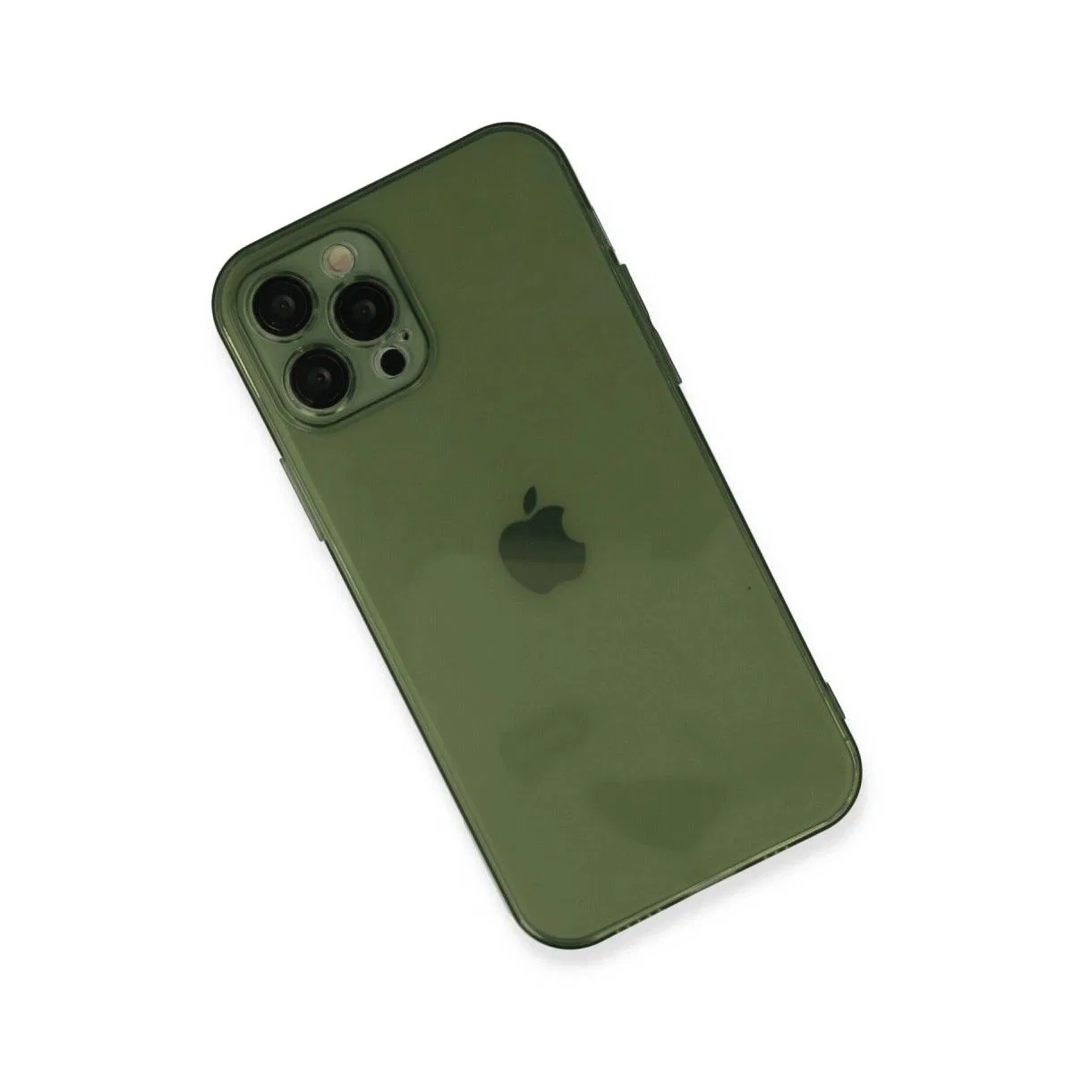 Apple İphone 12 Pro Kılıf Fly Lens Silikon - Yeşil görsel 3