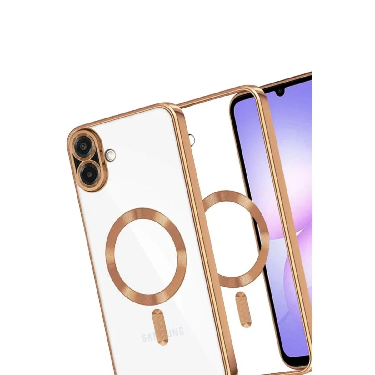 Samsung Galaxy A07 4g Kross Magneticsafe Kapak - Çöl Titanyum görsel 3