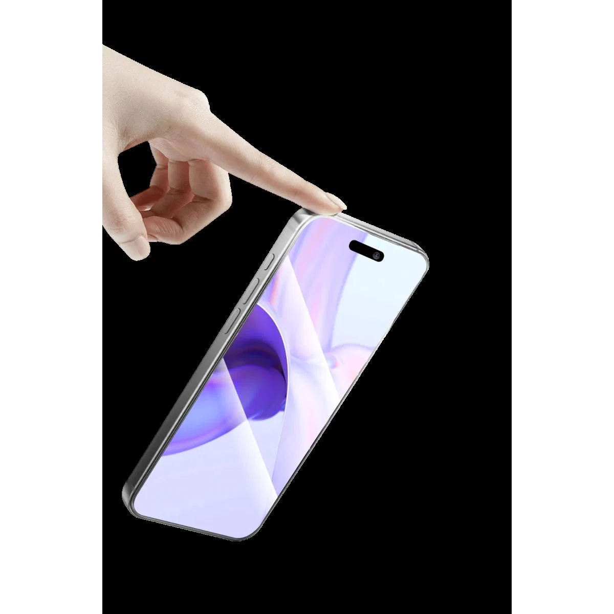Apple İphone 17 Air Bilvis 3d Cam Ekran Koruyucu - Siyah görsel 4