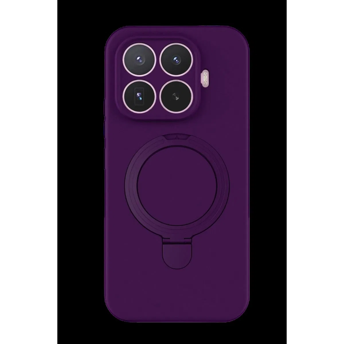 Newface Xiaomi Mi 17t Pro Regal Magsafe Standlı Kapak - Derin Mor görsel 3