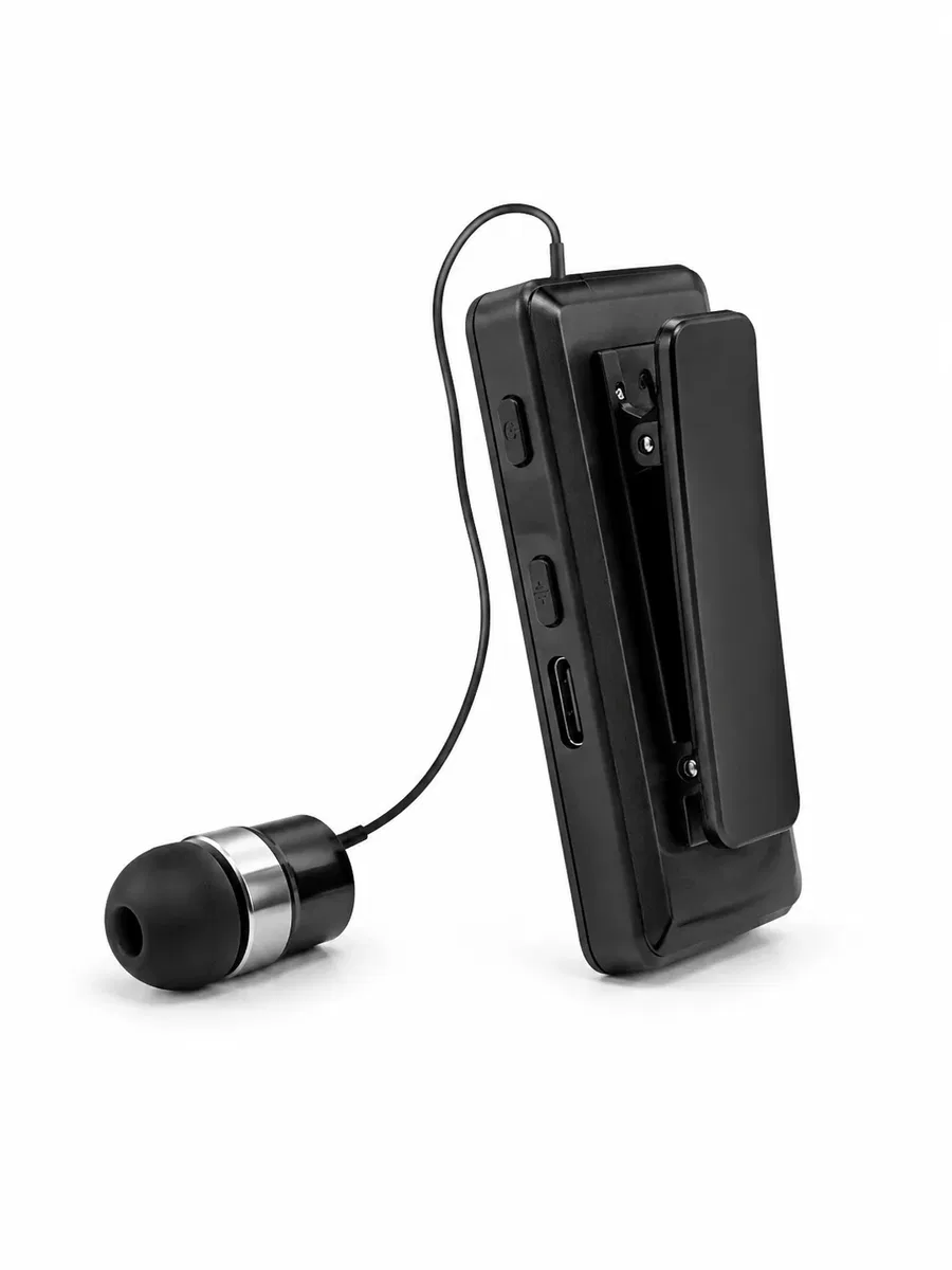 Dijital Ekranlı Bluetooth Kulaklık Tek Kulaklıklı Klipsli Kompakt Tasarım görsel 3