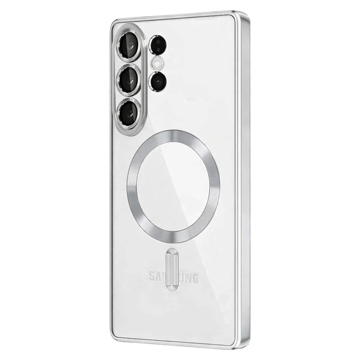 Samsung Galaxy S26 Ultra Kross Magneticsafe Kapak - Gümüş görsel 2