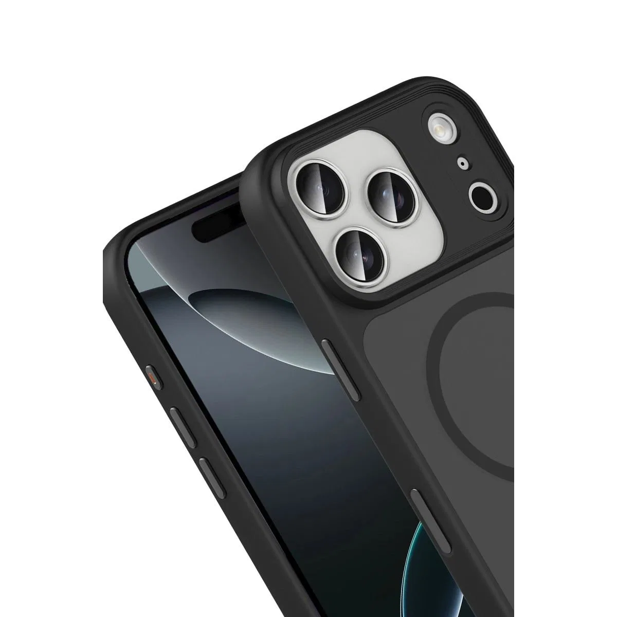 Joko Apple İphone 17 Pro Megane Magsafe Kapak - Siyah görsel 2