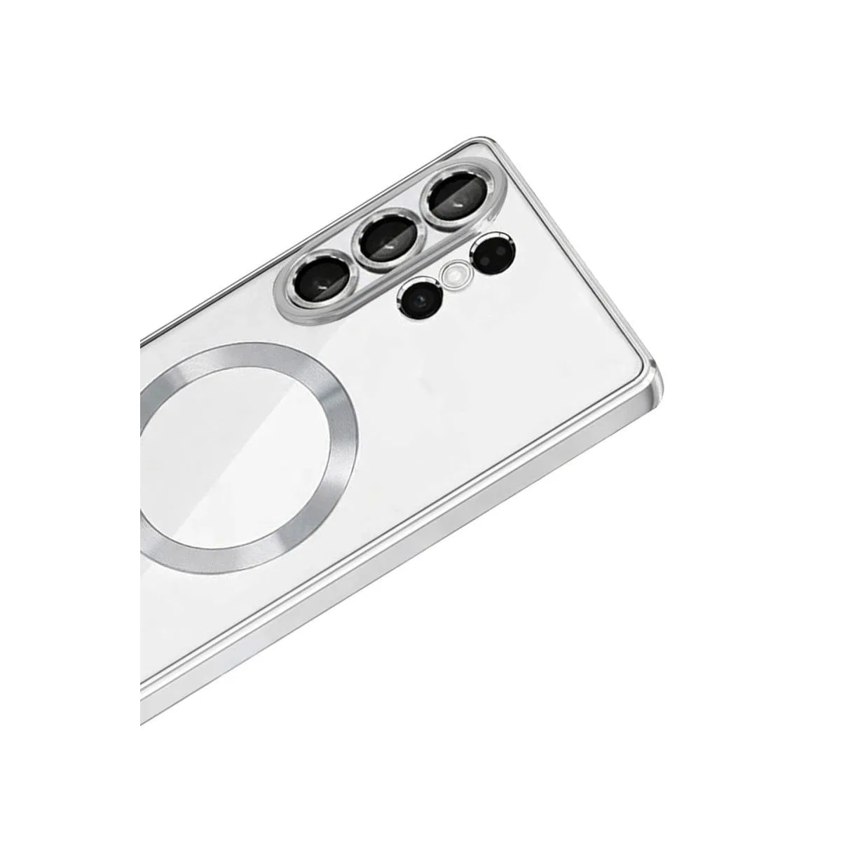 Samsung Galaxy S26 Ultra Kross Magneticsafe Kapak - Gümüş görsel 3