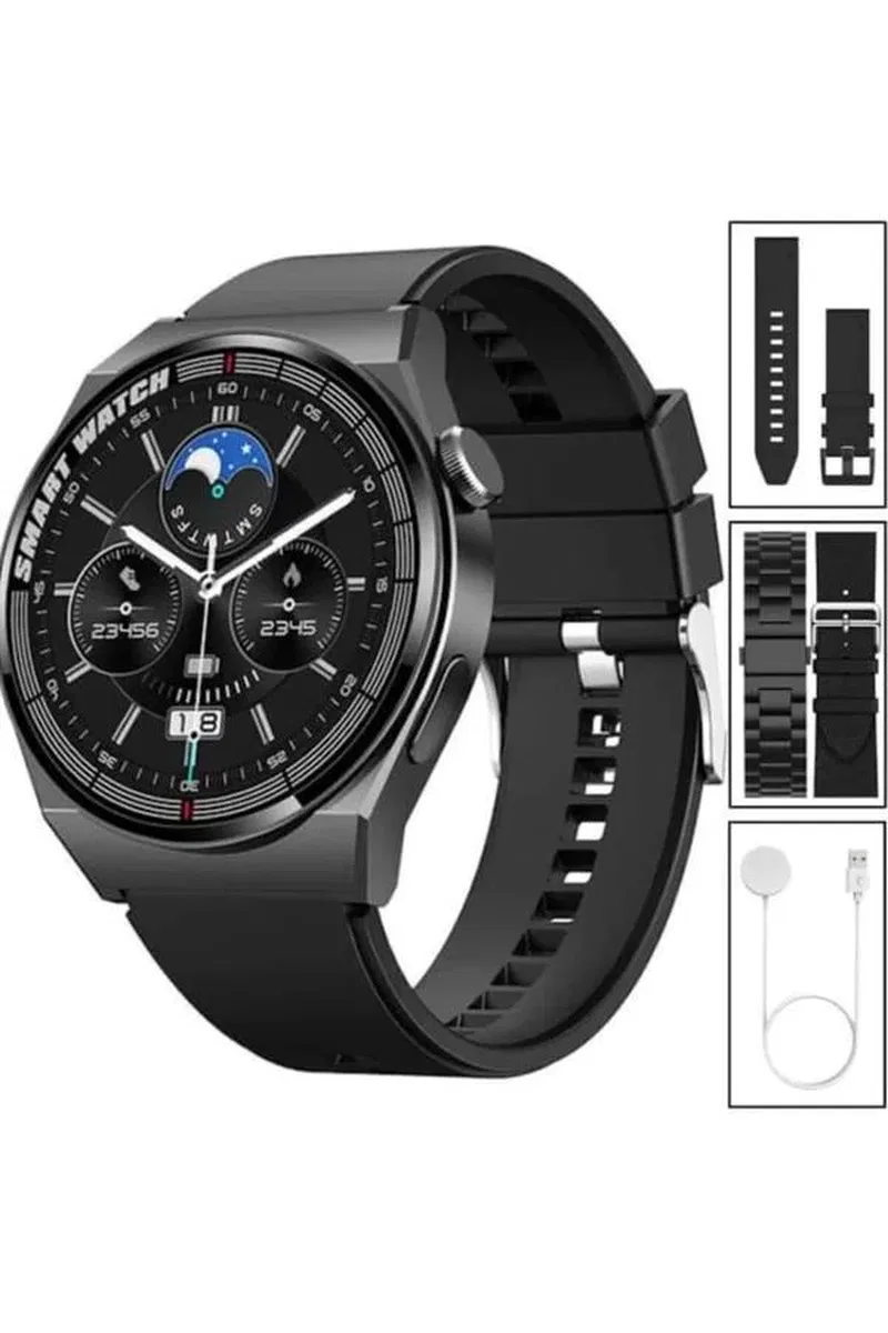 En Çok Tercih Edilen Akıllı Saat Amoled Ekran Nabız Sensörü GPS Uyumlu Adımsayar görsel 5