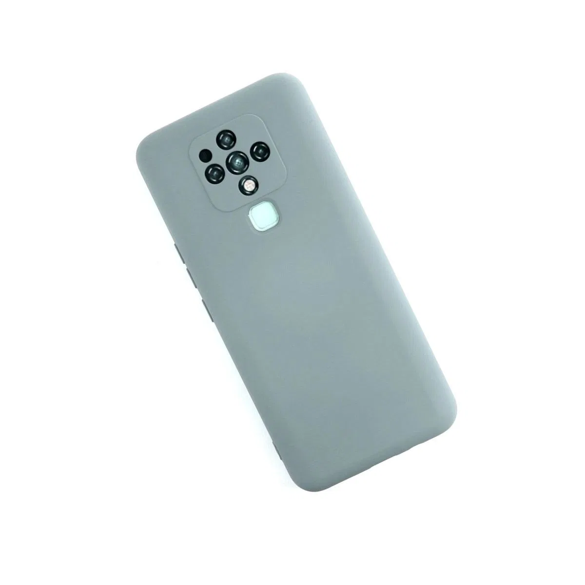 Tecno Camon 16 Kılıf Nano İçi Kadife Silikon - Buz Mavisi görsel 2
