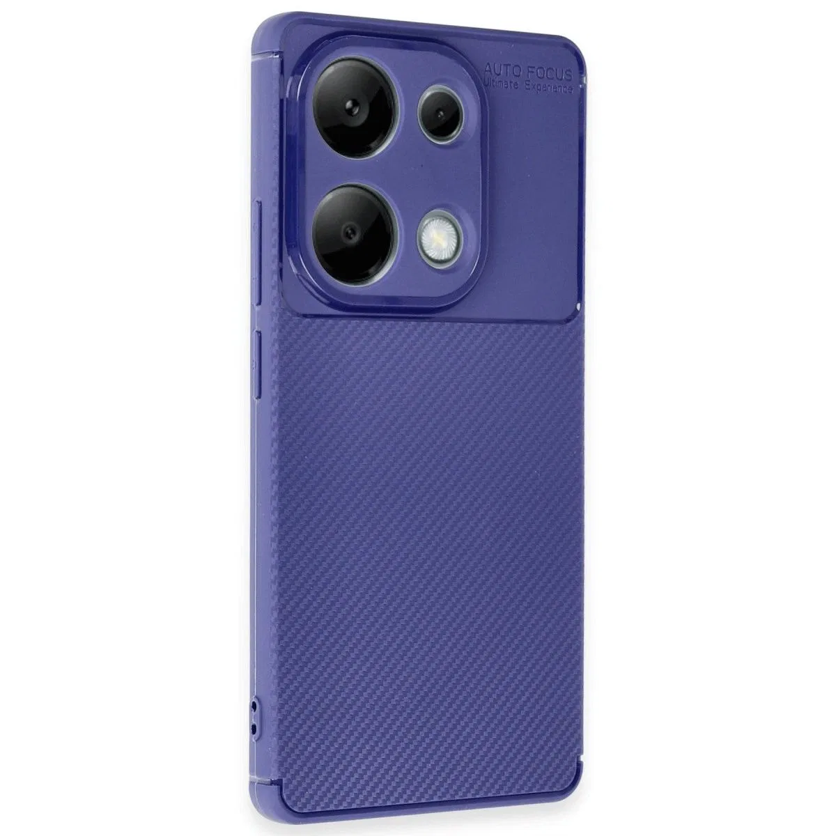 Xiaomi Redmi Note 13 Pro 4g Kılıf Auto Focus Karbon Kapak - Lacivert görsel 2