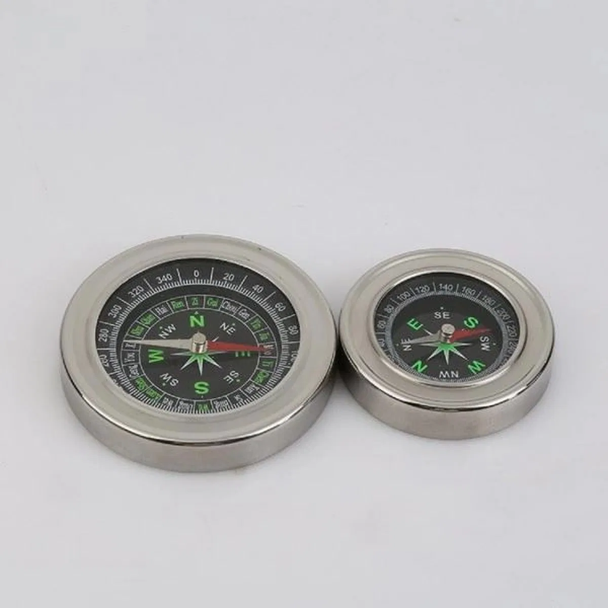 Yuvarlak Metal Kasa Dayanıklı Pusula 80mm görsel 3