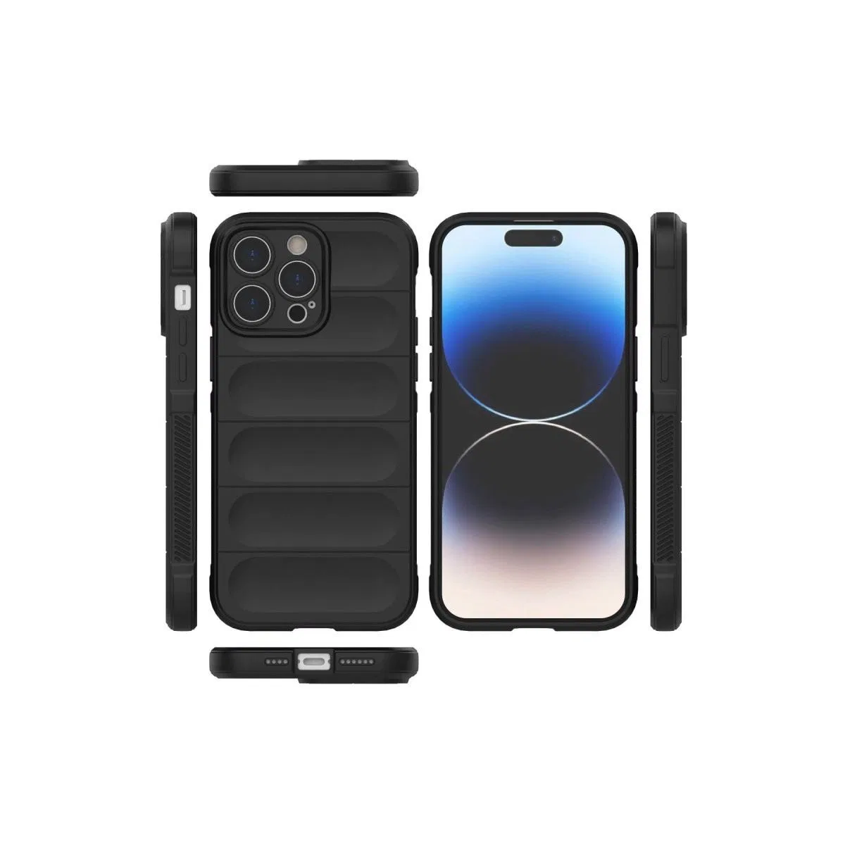 Apple İphone 14 Pro Kılıf Optimum Silikon - Siyah görsel 3