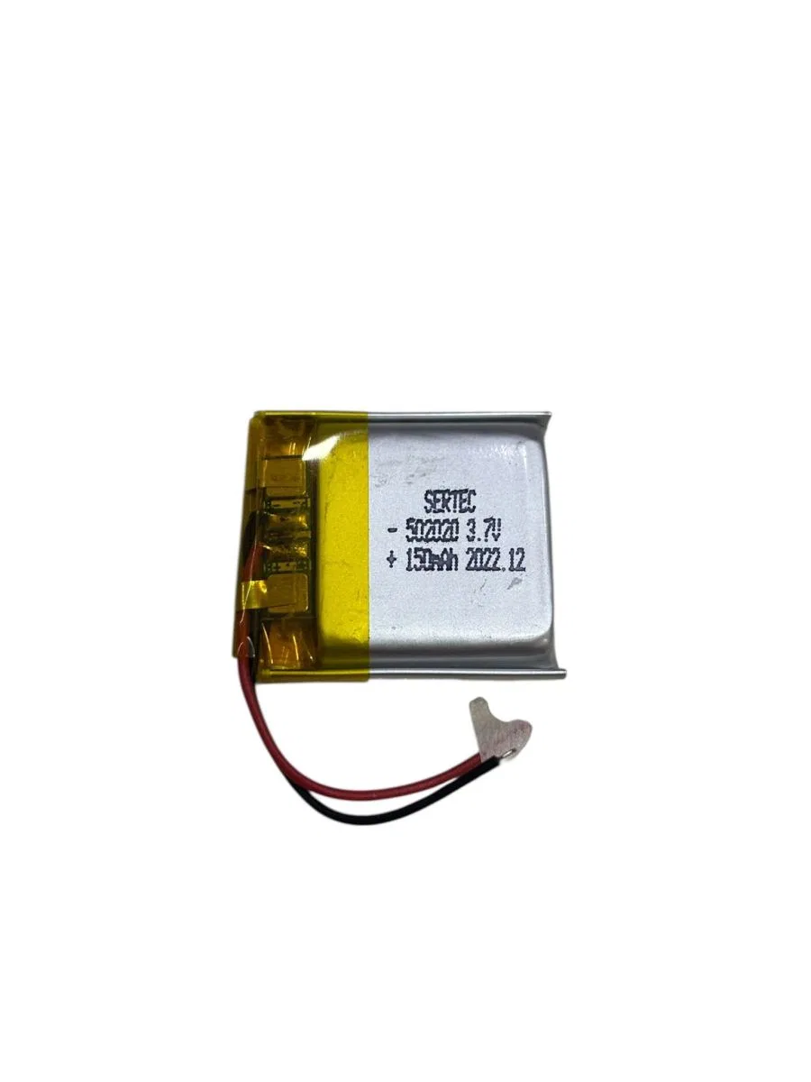 Sertec 502020 3. 7v 150mah Li-polymer Pil (devreli/1. 5a)