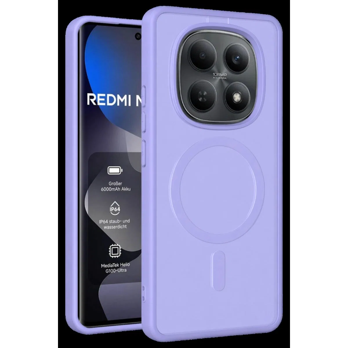 Joko Xiaomi Redmi Note 15 Pro 4g Jota Magsafe Kapak - Lila