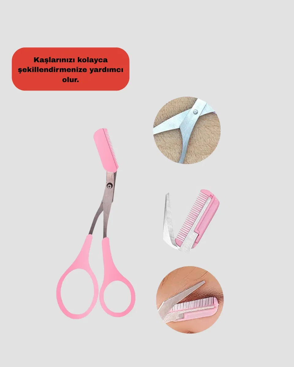Mini Taraklı Kaş Düzeltici – Hassas Şekillendirme ve Taşınabilir Tasarım görsel 2