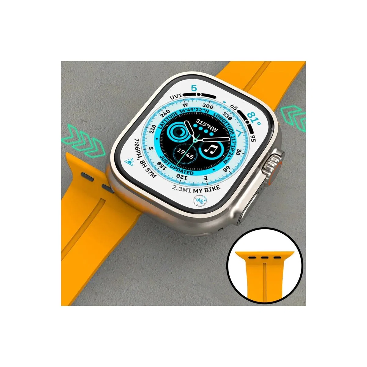Apple Watch 38mm Kr412 Elegance Stylısh Kordon (saat Değildir) - Kırmızı görsel 6