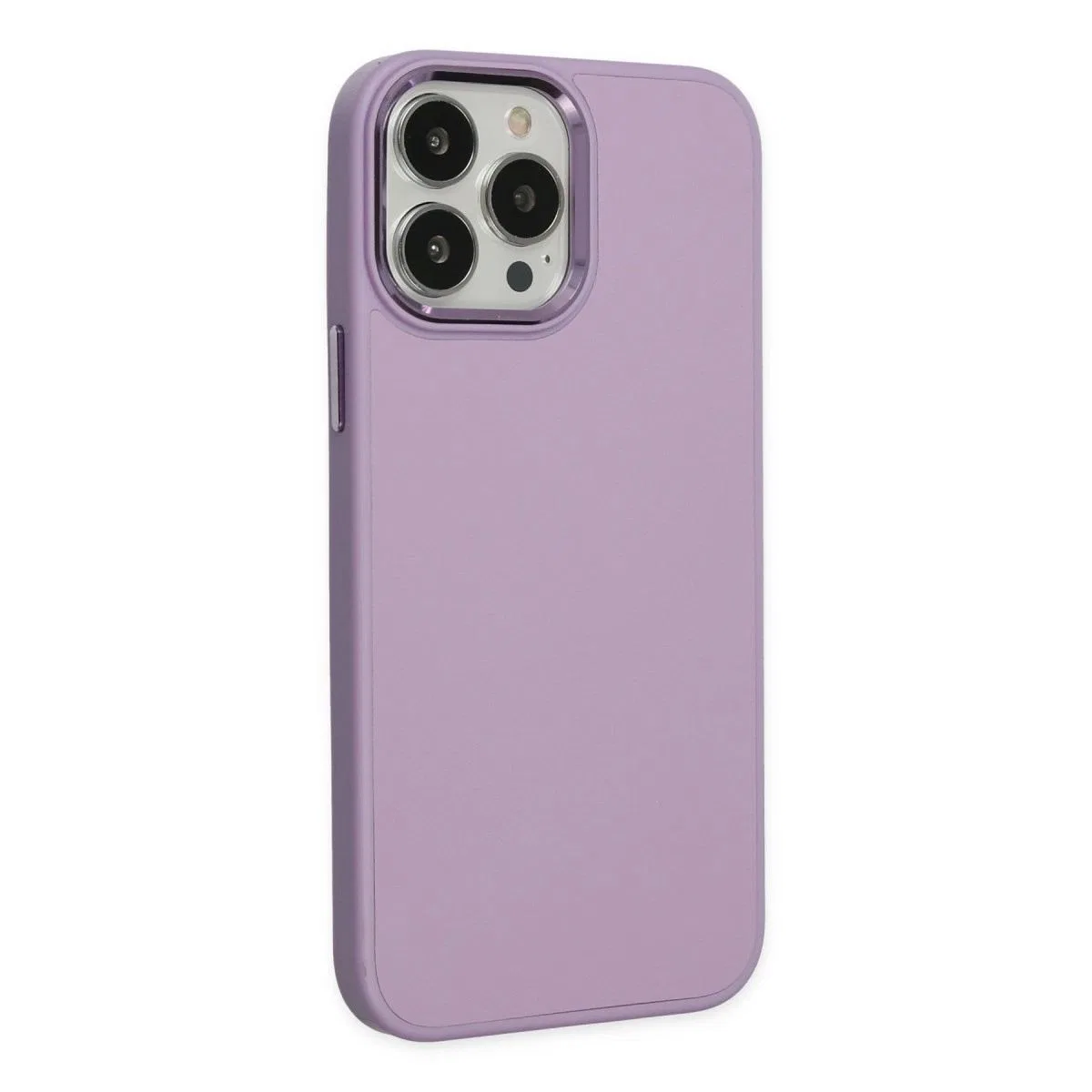 Apple İphone 13 Pro Kılıf Asya Deri Silikon - Lila görsel 2