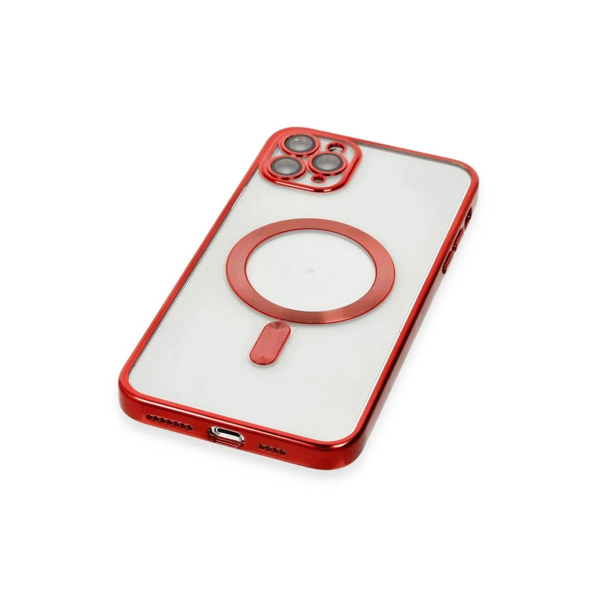 Apple İphone 11 Pro Max Kılıf Kross Magneticsafe Kapak - Kırmızı görsel 5