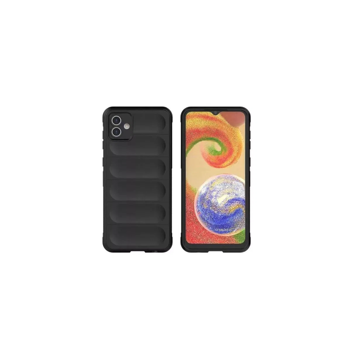 Samsung Galaxy A06 Kılıf Optimum Silikon - Siyah görsel 3