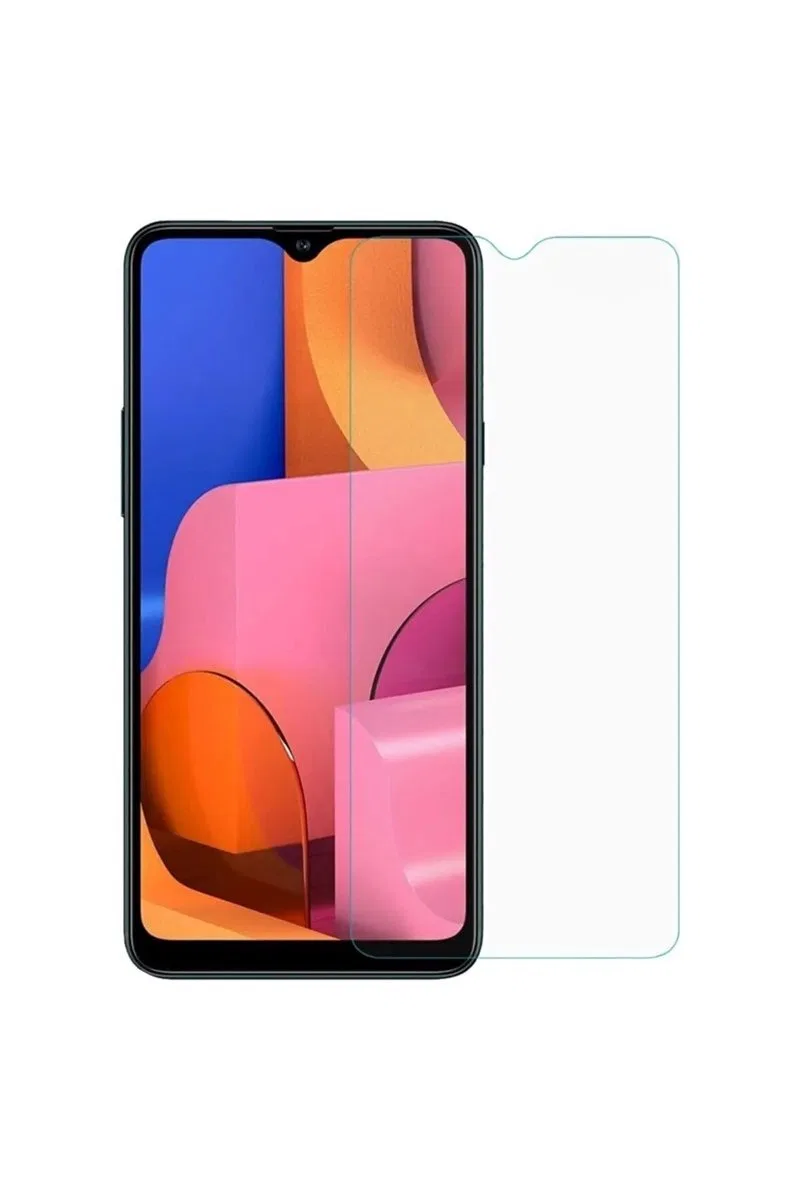 Samsung Galaxy A02 Uyumlu Premium Ekran Koruyucu 9h Sert Temperli Kırılmaz Cam Koruma Şeffaf görsel 2