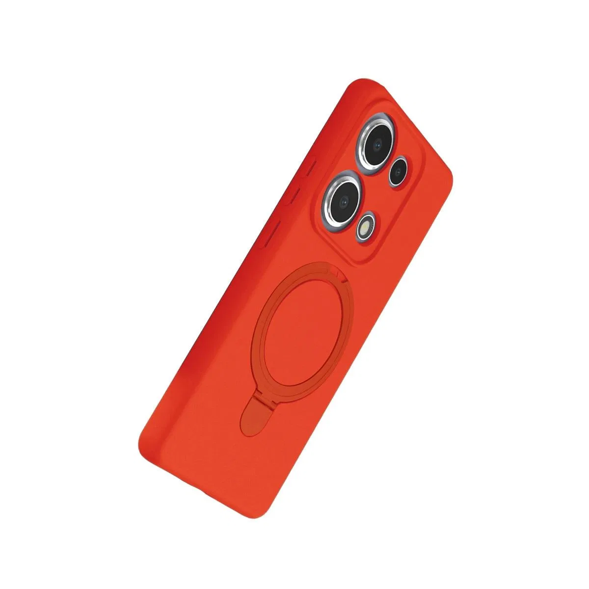 Xiaomi Redmi Note 13 Pro 4g Regal Magsafe Standlı Kapak - Turuncu görsel 4