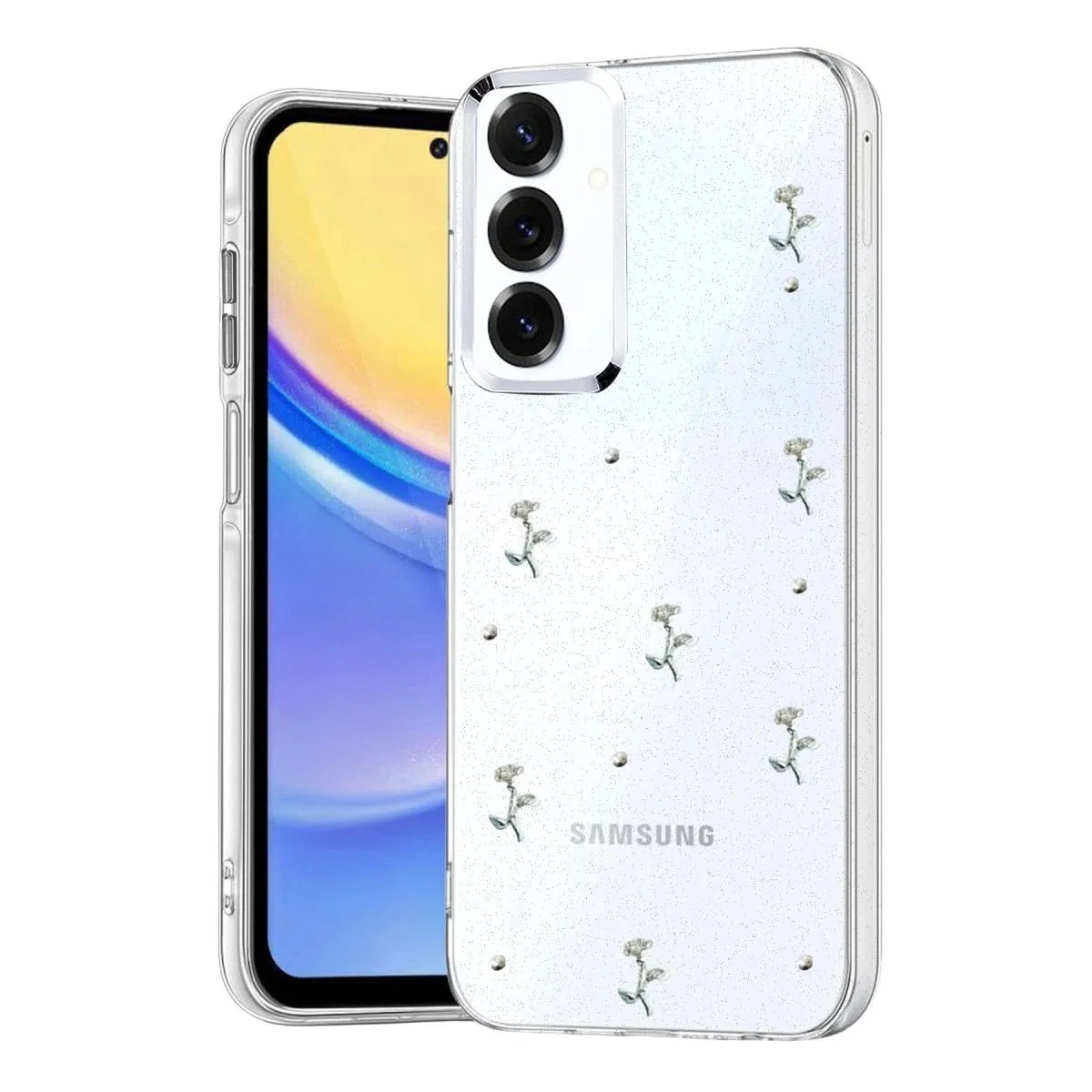 Samsung Galaxy S25 Plus Fiyonk Desenli Kapak - Desen 4