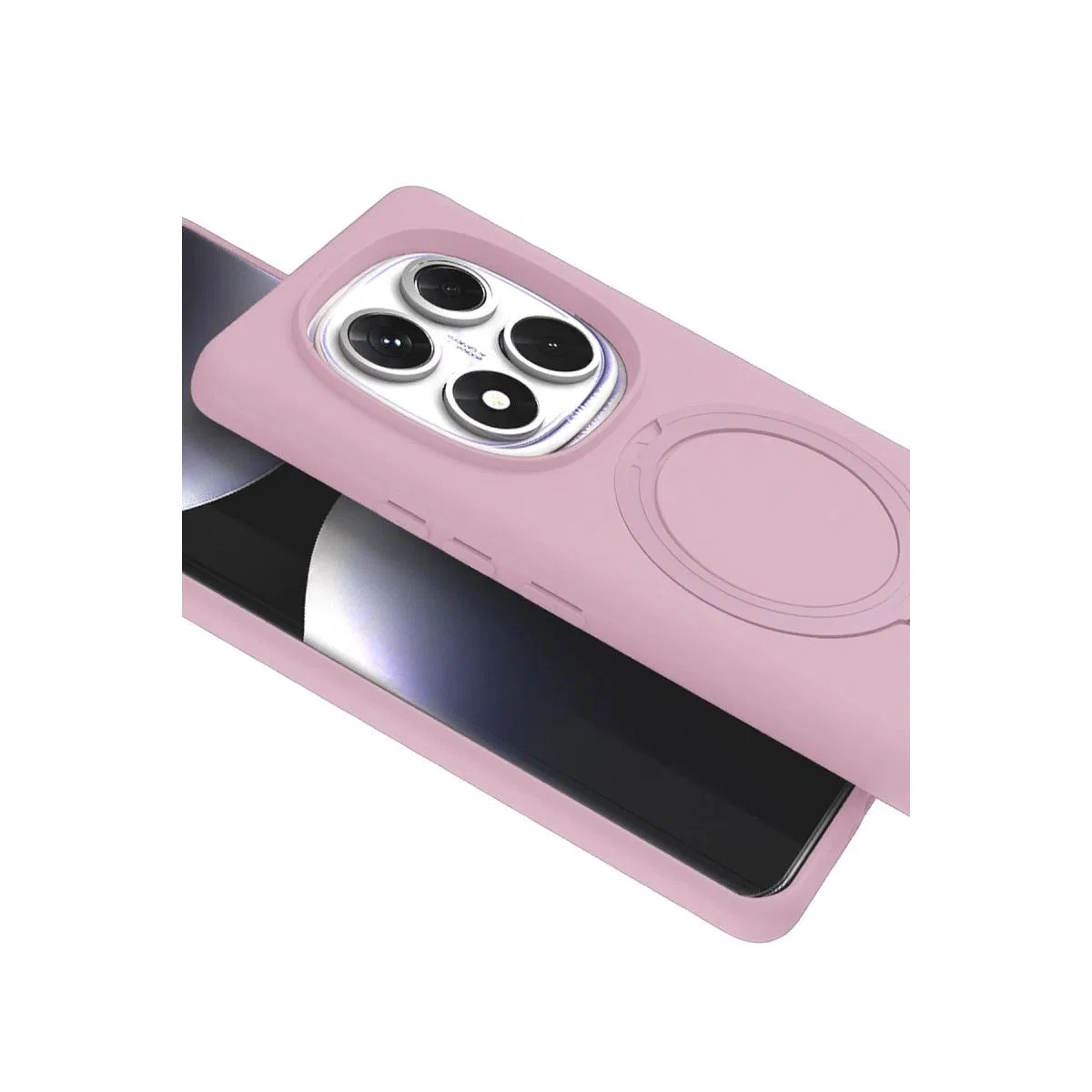 Xiaomi Redmi Note 14 Pro 5g Regal Magsafe Standlı Kapak - Açık Pembe görsel 2