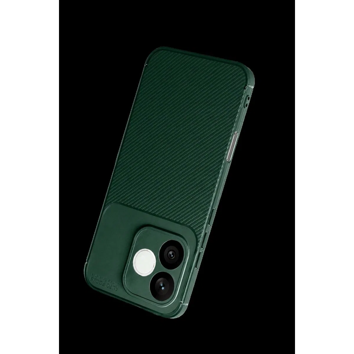 Huawei Honor 600 Lite Auto Focus Karbon Kapak - Koyu Yeşil görsel 3