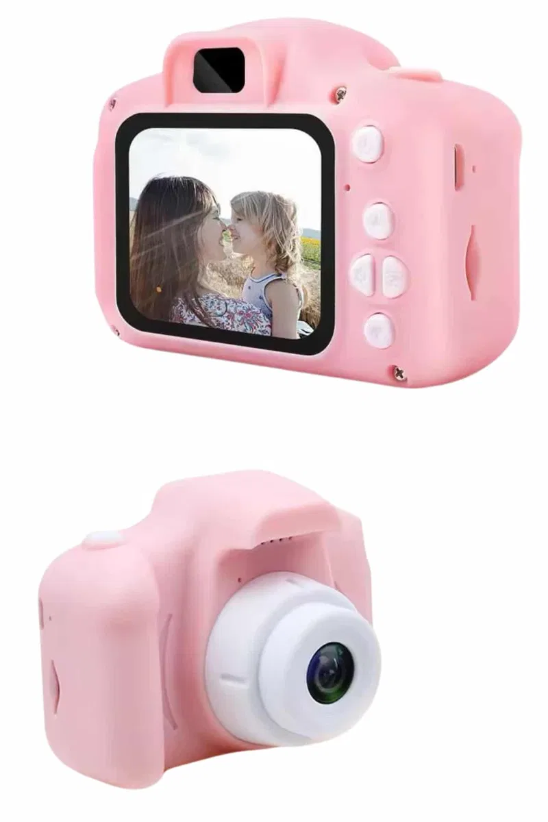 Çocuklara Özel Fotoğraf Ve Video Çeken Mini Çok Renkli Fotoğraf Makinesi görsel 5
