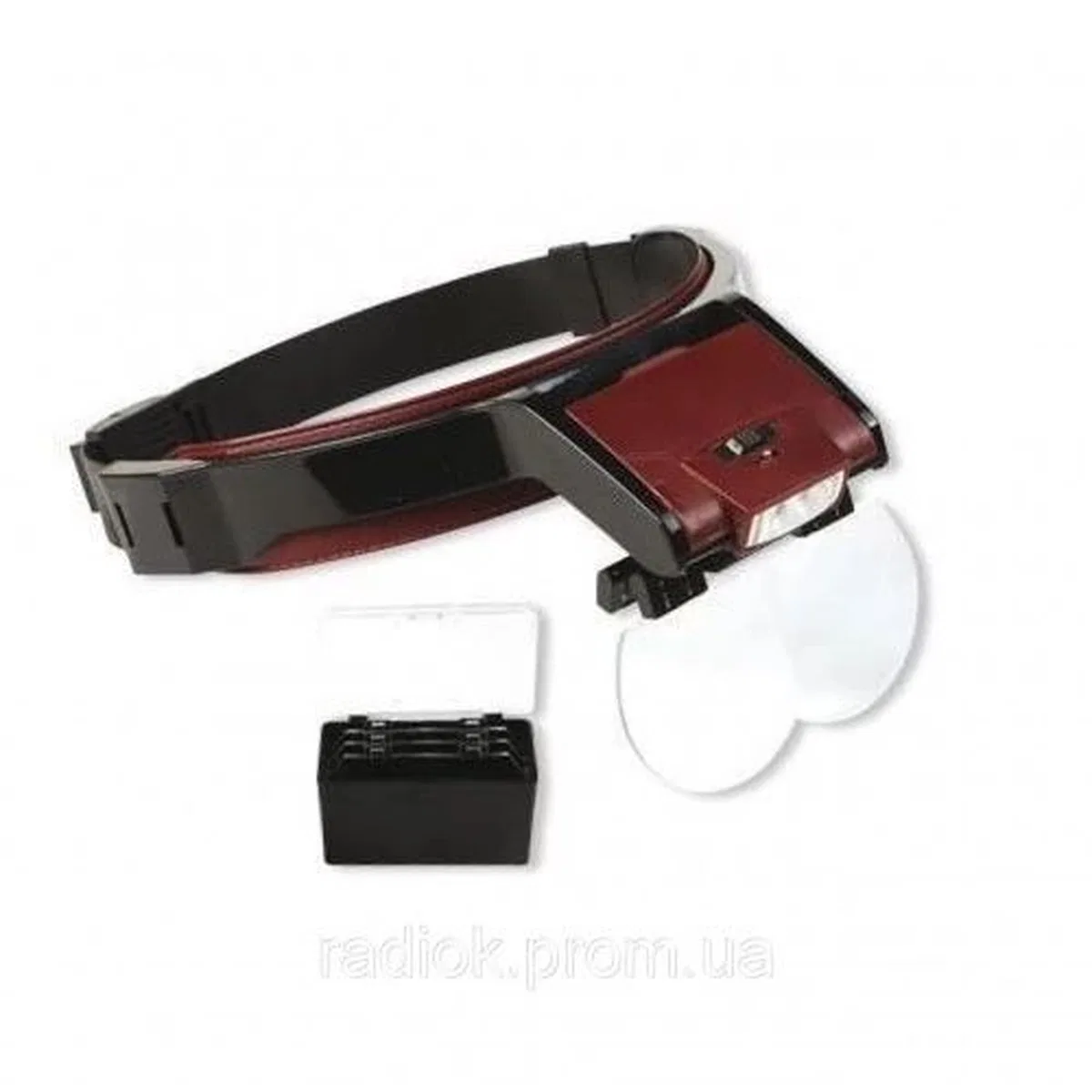 Lens Takmalı 4 Lens, Led Lambalı Şapka Tip Büyüteç görsel 8