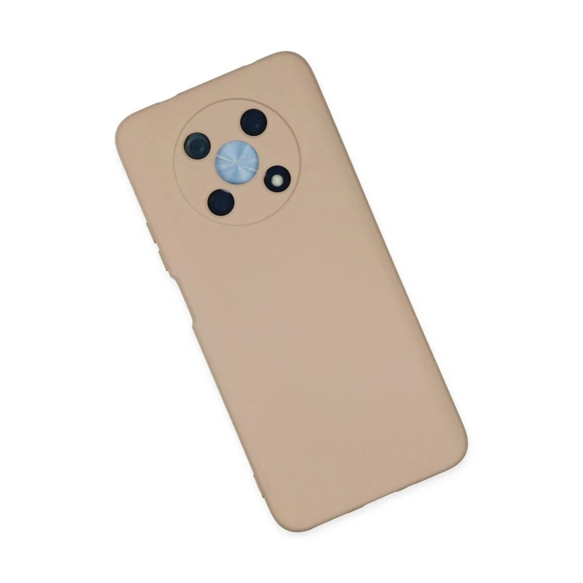 Huawei Nova Y90 Kılıf Nano İçi Kadife Silikon - Pudra görsel 3